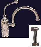 Bello Kitchen Faucet w/Metal Spray - Polished Brass