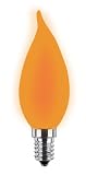 Segula 50676 LED Kerze Windsto&szlig; 2.7 Watt, 40 LED's, E14, orange