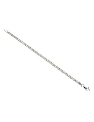 Half Round Belcher Charm Bracelet - 7 Inches