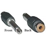 Buy 1 4 inch Mono Male RCA Female Adaptor by Cblwhl