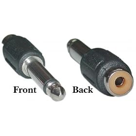 Buy 1 4 inch Mono Male RCA Female Adaptor by Cblwhl now!