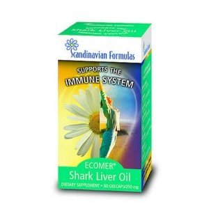 SCANDINAVIAN FORMULAS, Ecomer Shark Liver Oil 250mg - 120 caps