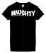 Women's Funny T-Shirts (Naughty Is the New Nice) Christmas Holiday Seasonal Humorous Slogans Comical