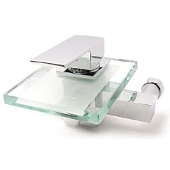 Design Badewannen Wasserfall Armatur Wasserhahn Glas Chrom