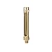 Trico BG-0550-2 Brass Liquid Level Gauge, Straight, 1/4" NPT Male, 5-1/2" Sight