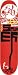 Zero Sauder Fernando Series Deck, Red, 8.125-Inch