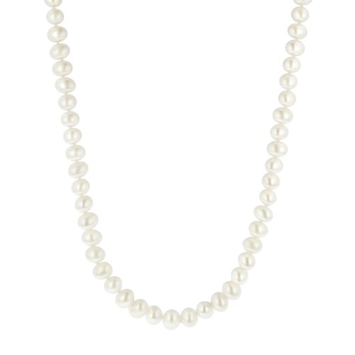 White Freshwater Cultured A Quality Pearl Necklace (7.5-8mm ), 20″