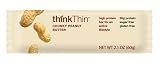thinkThin Chunky Peanut Butter Bars, 2.1-Ounce Bar (Pack of 10)