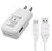 Fast Charger Compatible LG G5 G6 G7 V20 V30 ThinQ Plus,Samsung Galaxy S8 S8 Plus S9 S9+ Active Note 8 Note 9,Moto Z Z2 Plus and More, USB Type C Cable with Adaptive Fast Wall Charger Adapter