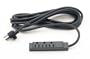 Dalite PLE-3 3-Outlet Electrical Cord 15 ft for Pixmate Plastic Carts