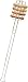 Rome's #2744 Safe 'T' Roaster Bratwurst-Hot Dog Roaster, Chrome Plated Steel