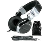 Panasonic Technics RP DJ1200A Foldable DJ Headphones with Swing Arm System and Coil Cord
