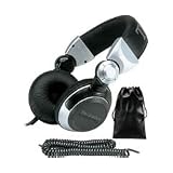 PANASONIC RP-DJ1200A Foldable DJ Headphones with Swing Arm System and Coil Cord (PANASONIC RPDJ1200A)