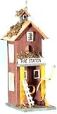 2-Story Fire Station Birdhouse