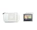 4.3 inch GPS White Candy Carrying Case for Garmin Nuvi 1370/1370T 1690 465/465T 285W/285WT Garmin GPS 3750 + Screen Protector