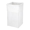 Wenko 2780014100 W�schesammler Lifetime L - W�schekorb, Weboptik, Kunststoff, 30 x 56 x 30 cm, 54 Liter, wei�