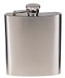 Max Fuchs Flachmann, Edelstahl, chrom matt, 8 OZ, 225 ml
