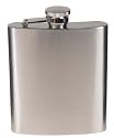 Max Fuchs Flachmann, Edelstahl, chrom matt, 8 OZ, 225 ml
