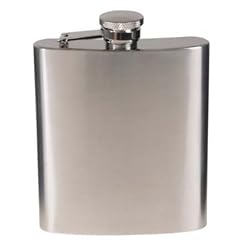 Max Fuchs Flachmann, Edelstahl, chrom matt, 8 OZ, 225 ml