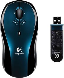 Cover image : Logicool LX-7BL コードレスオプティカルマウス メタリックブルー