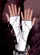 Adult Stitched Costume Glovettes