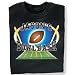 Personalized Bowl Bash Football Party Black T-shirts