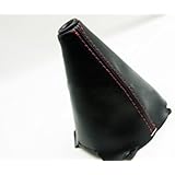 Fits 2006-2011 Honda Civic SI Synthetic Leather Manual Shift Boot with Red stitching (Vinyl Part Only)