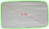 79-80 SAAB 900 MIRROR GLASS RH (PASSENGER SIDE), (6-7/8 Dg.), Flat, Convertible / Coupe Sedan (1979 79 1980 80) S471129 N/A