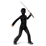 GI Joe Snake Eyes Ninja Child Costume Size 4-6 Small