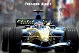 Sport Posters: Fernando Alonso - In Car Poster - 61x86cm