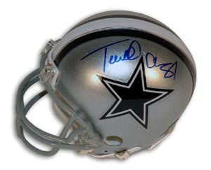 Terrell Owens Signed Cowboys Mini Helmet