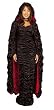 Elegant Reversible Halloween Costume Hooded Coffin Cape