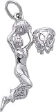 Female Basketball Charm by Rembrandt Charms