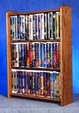 Solid oak DVD or VHS Cabinet (honey oak) (33.5 H x 24.25 W x 7.25 D)
