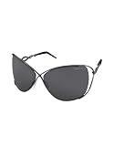 Roberto Cavalli - Roberto Cavalli Acrisio - Oversized Swarovski Crystal Serpent Metal Sunglasses gunmetal/dark grey