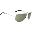 Spy Wilshire Sunglasses - Spy Optic Metal Series Race Wear Eyewear - Shiny Silver/Grey Green