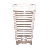 Fiesta White Stripe 16-ounce Glass Cooler by Fiesta