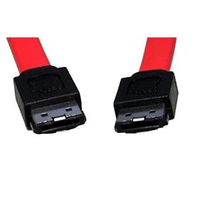 MHP E-SATA Prot�g�s de 2 m au C�ble de Donn�es eSATA M�nent 7 �pingle eSATA le M�le � 7 �pingle e-SATA le M�le - 3 Transfert de Gbps