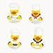 One Dozen (12) Chef Rubber Ducks