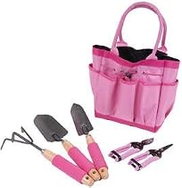 Bond 6930 Pink 5 Piece Garden Tool Bag Gift Set