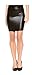 Red Hanger Women's Mini Skirt - Shiny Metallic - Liquid Wet look (Black-S)