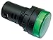Raised Indicator Light, 22mm, 120V Green