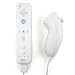 Kroo Silicone Skin Case for Nintendo Wii Remote and Nunchuck (Clear White)