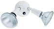 White Twin Bulb Holder W/photocell