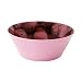 Present Time Ice Cream Bowl Melamine Plastic - 14.5cm Pink Base Chocolate Flavour