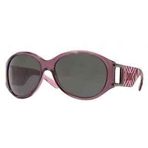 Authentic Burberry Sunglasses 4038 VIOLET TRANSPARENT GRAY 300687