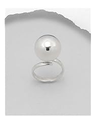 Ball Ring In 92.5 Sterling Silver