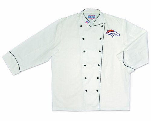 Tailgate 29 Chef NFL Denver Broncos Premium Chef Coat (Medium)