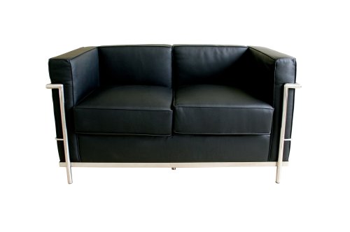 Baxton Studio Le Corbusier-style de Petite Leather 