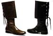 Mens Brown DELUXE Buccaneer Costume Boots - Great for Renaissance Too!